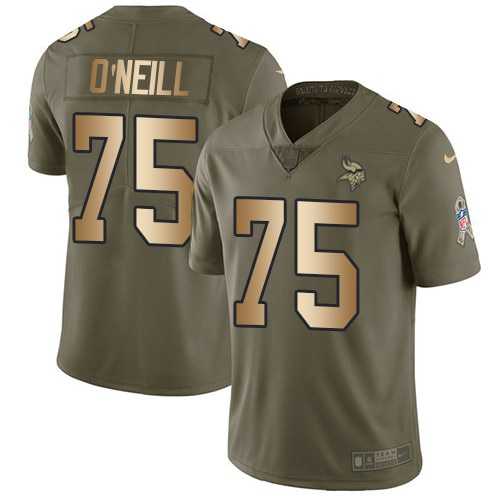 Nike Vikings 75 Brian O'Neill Olive Gold Salute To Service Limited Jersey Dzhi,We sell and wholesale Nike Vikings 75 Brian O'Neill Olive Gold Salute To Service Limited Jersey Dzhi on line form chian!